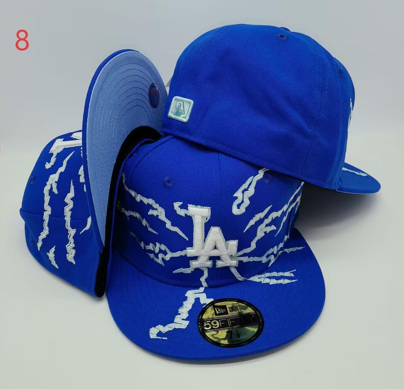 LA Electric Blue × Thunder Stitch – Premium Edition 59FIFTY