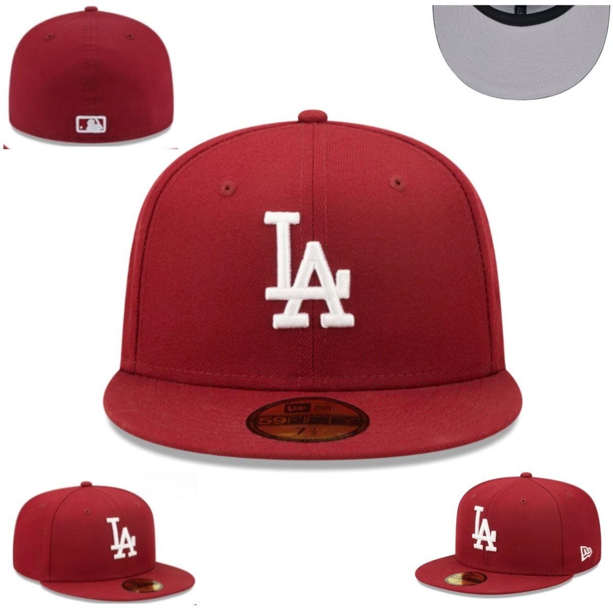 LA Dodgers × Classic Red Edition – כובע פרימיום 59FIFTY בצבע אדום