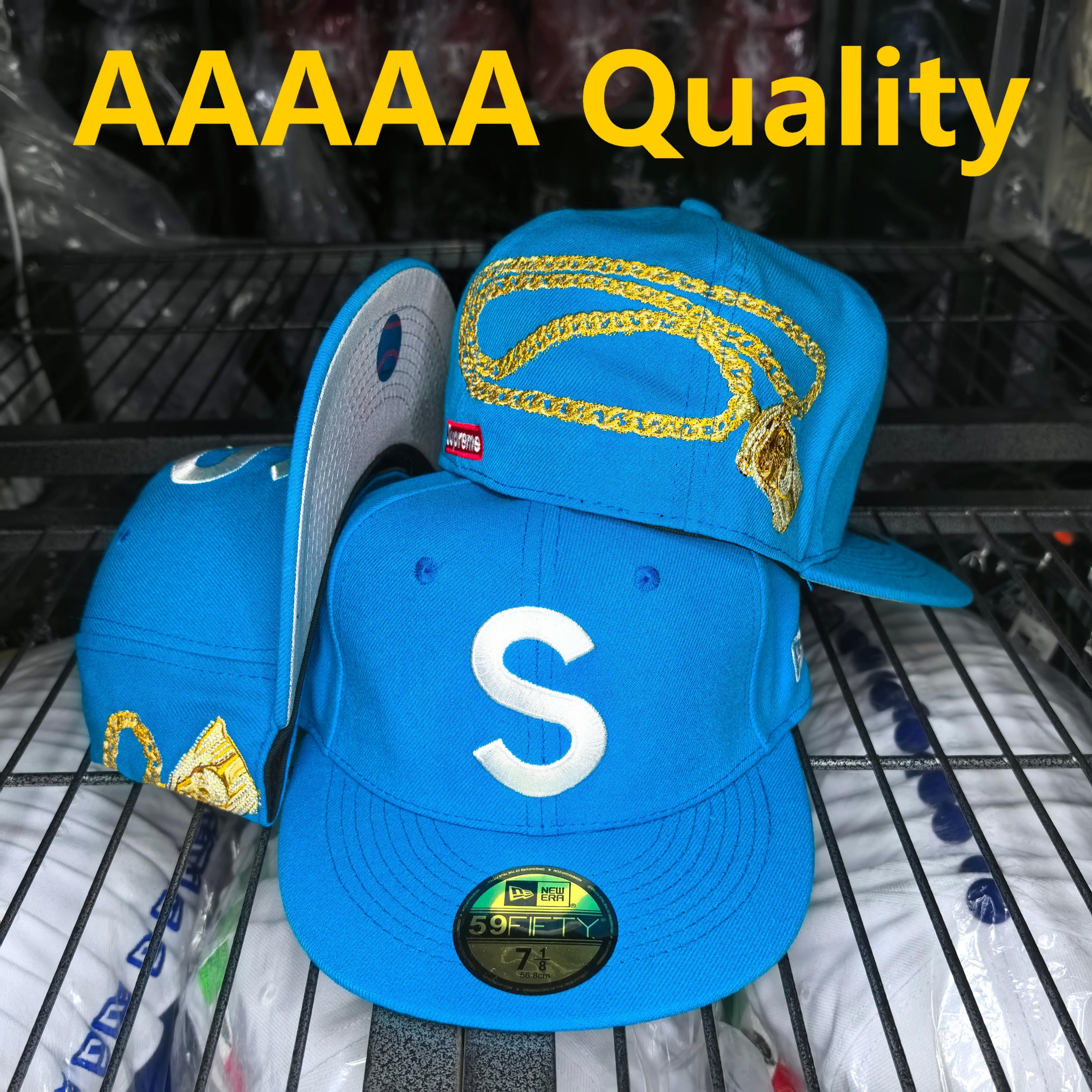 כובע Supreme טורקיז גולד