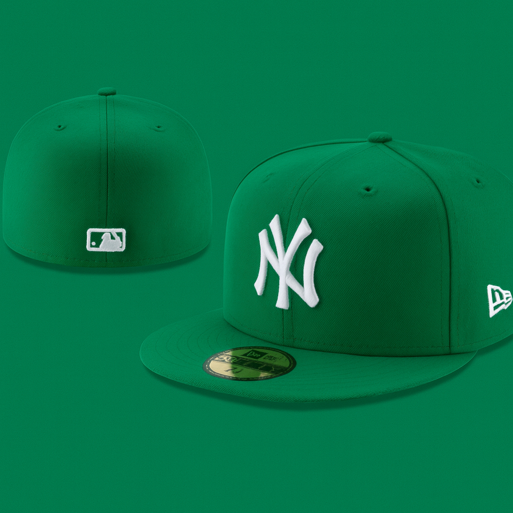 NY Yankees × Green Edition – כובע פרימיום 59FIFTY ירוק אמרלד
