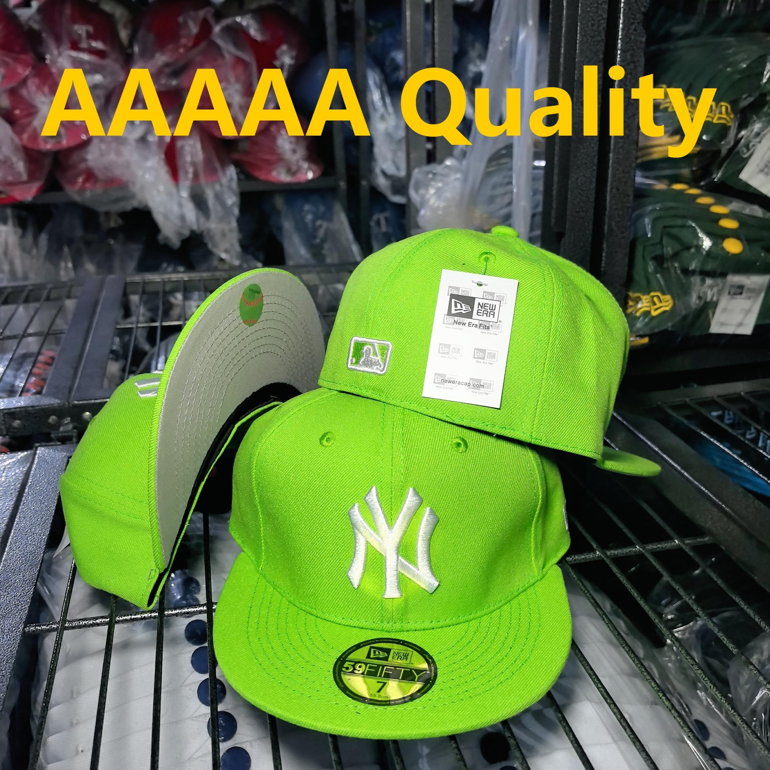 NY Yankees × Neon Lime Edition – כובע פרימיום 59FIFTY ליים