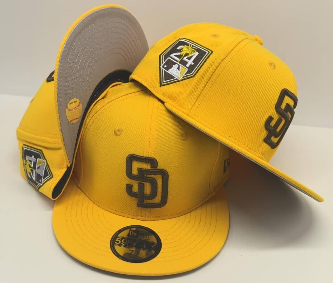 San Diego Padres × Yellow Edition – כובע פרימיום 59FIFTY צהוב