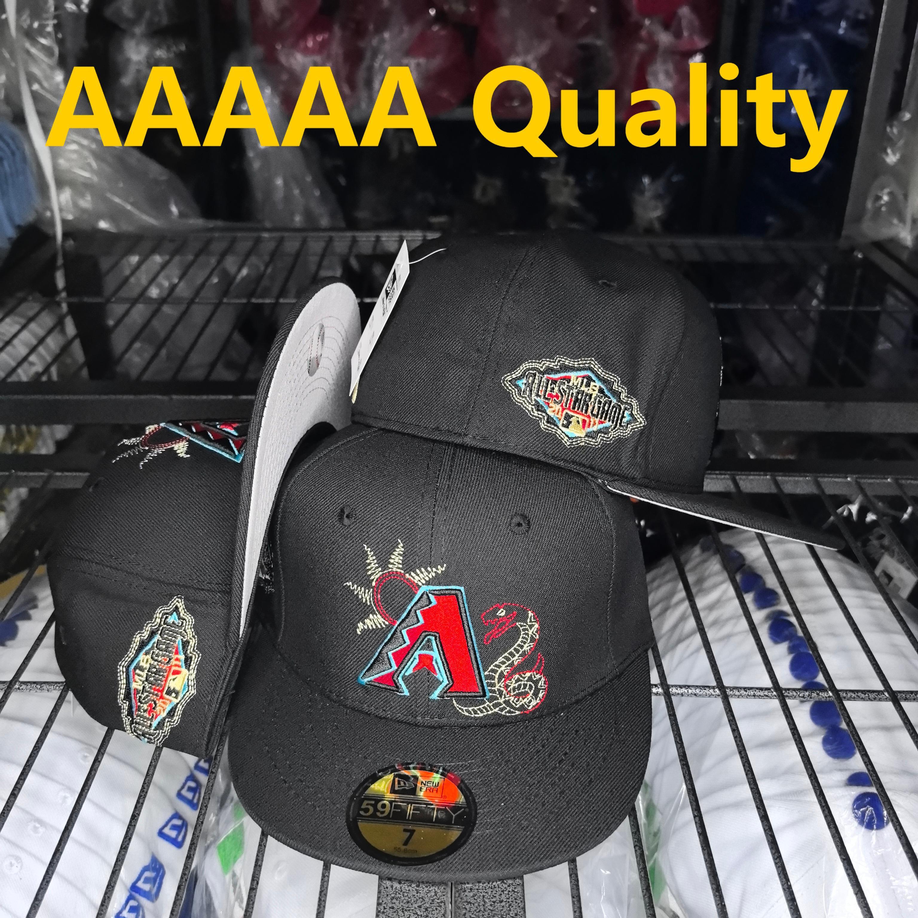 Arizona Diamondbacks × Venom Black – כובע פרימיום רקמה צבעונית 59FIFTY